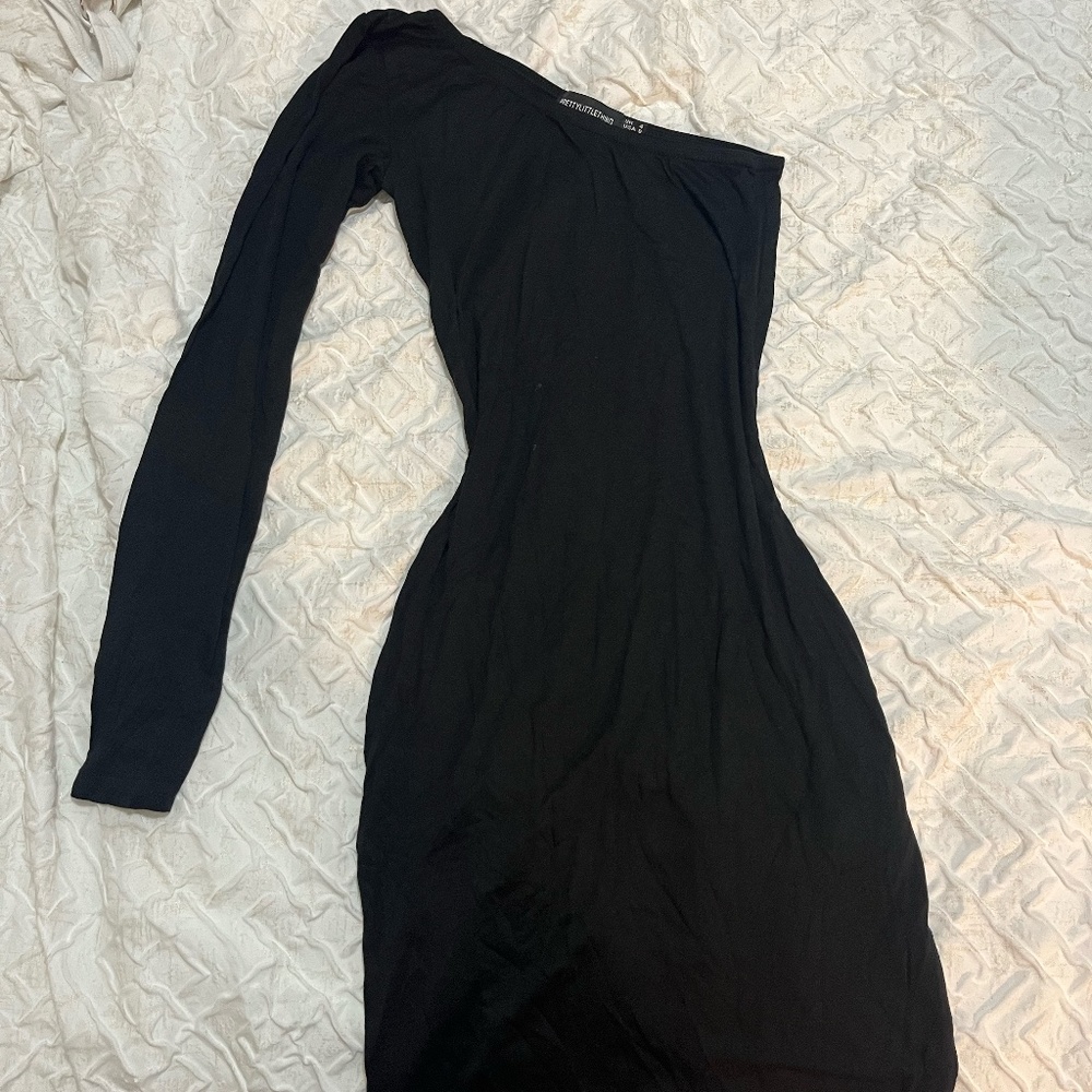 PLT one shoulder dress
